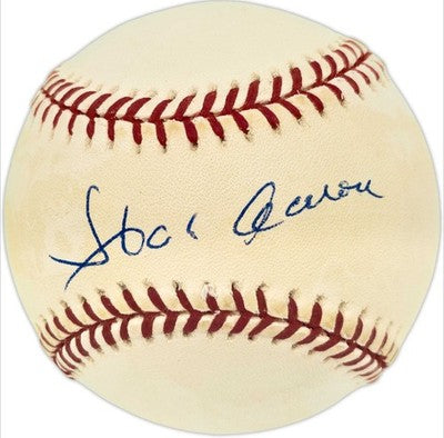 REPLICA HANK AARON AUTOGRAPHED BASEBALL