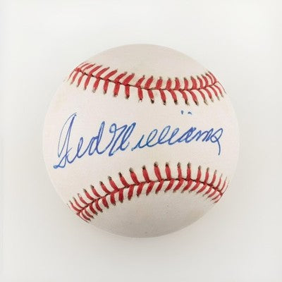 REPLICA AUTOGRAPHED TED WILLIAMS BASEBALL