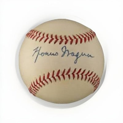 REPLICA HONUS WAGNER AUTOGRAPHED BASEBALL