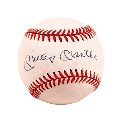 REPLICA AUTOGRAPHED BASEBALL MICKEY MANTLE/ROGER MARIS/BABE RUTH COMBO
